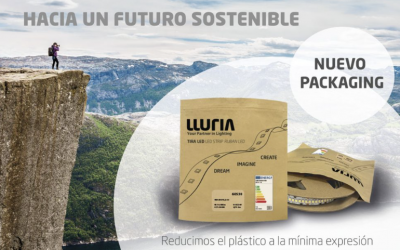 Nuevo packaging de Lluria para una transformación sostenible