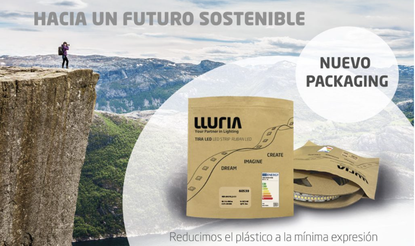 New Lluria packaging for sustainable transformation